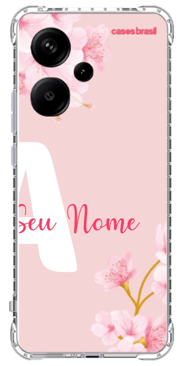 Capinha para Celular Cerejeira com Inicial