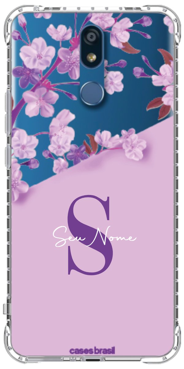 Capinha para Celular Flores Purpuras