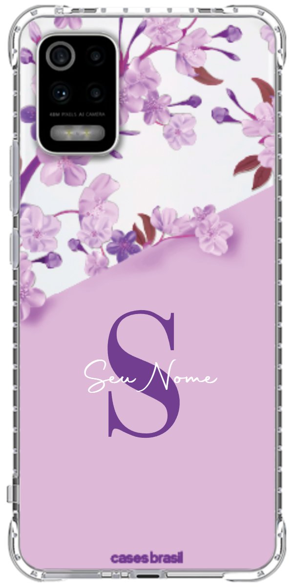 Capinha para Celular Flores Purpuras