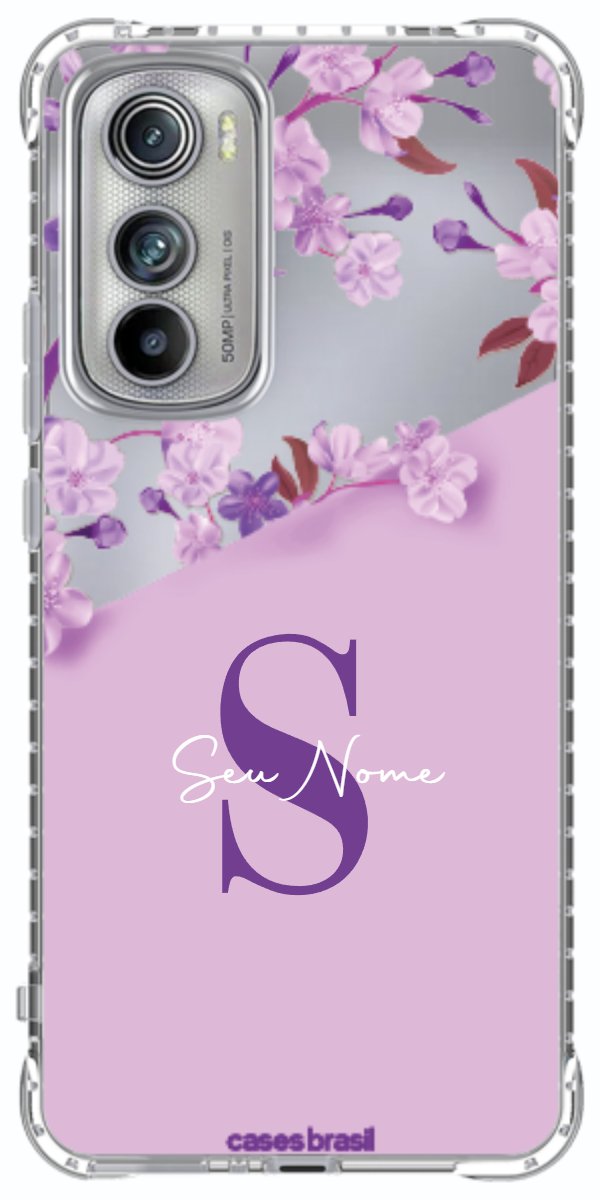 Capinha para Celular Flores Purpuras