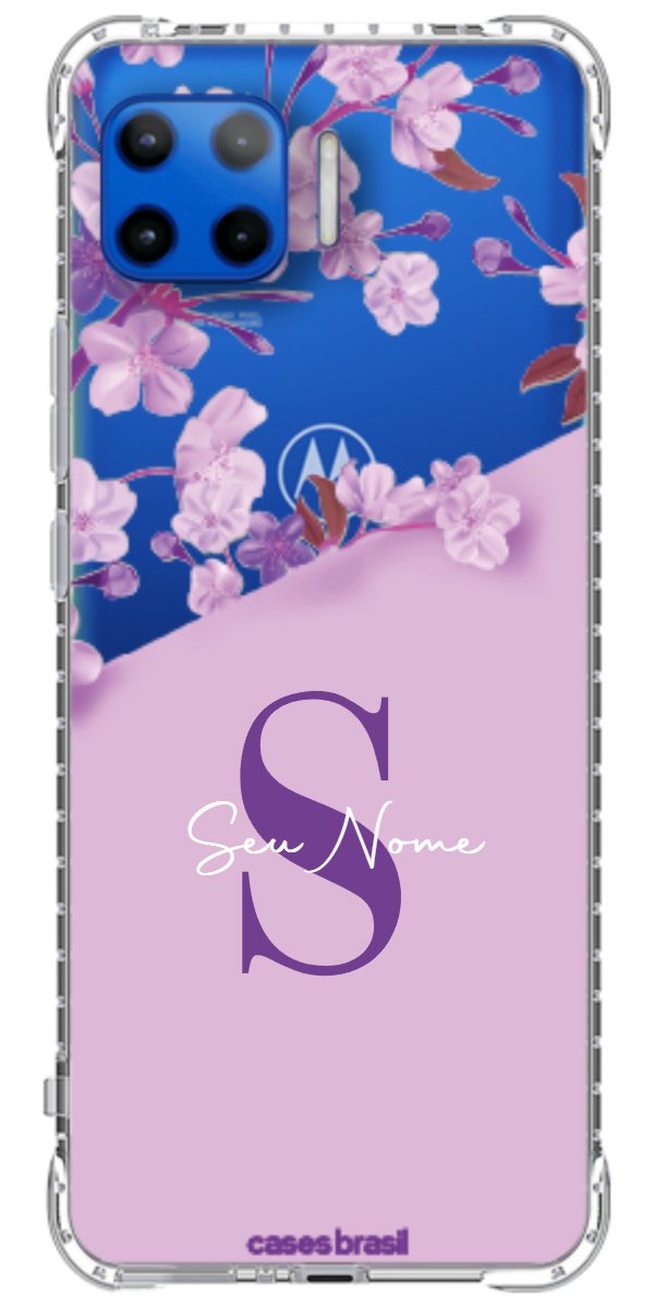 Capinha para Celular Flores Purpuras