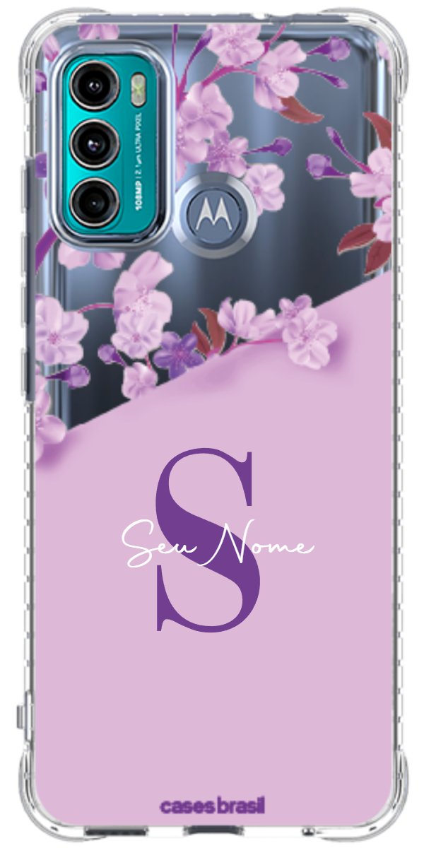 Capinha para Celular Flores Purpuras