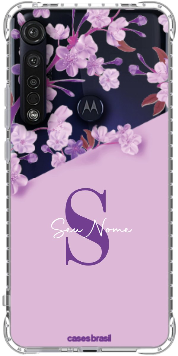 Capinha para Celular Flores Purpuras