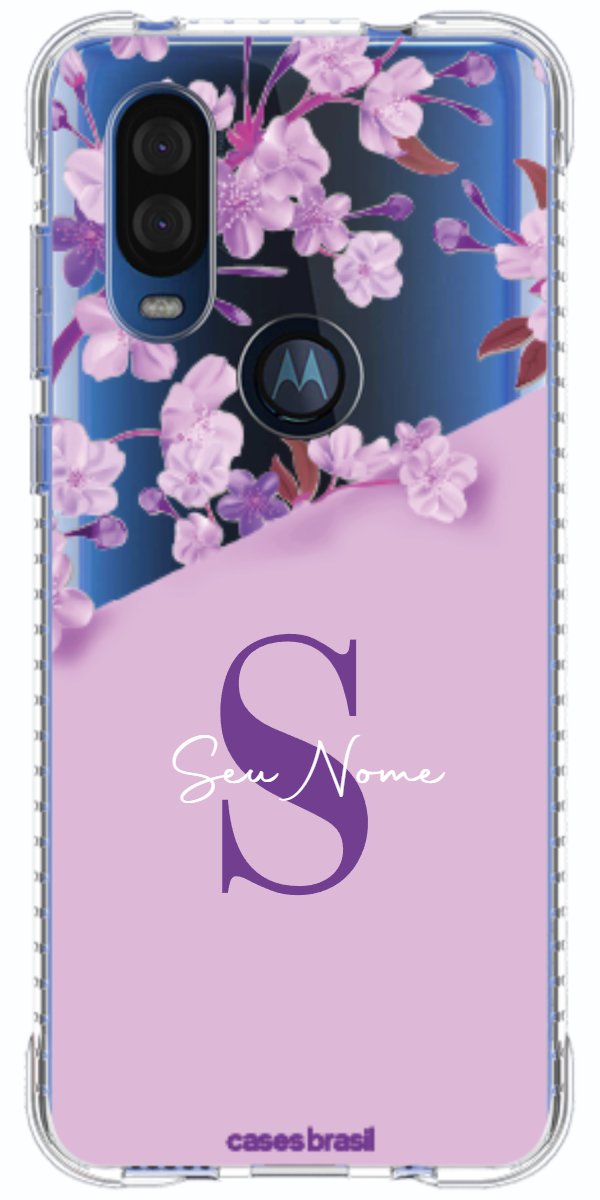 Capinha para Celular Flores Purpuras