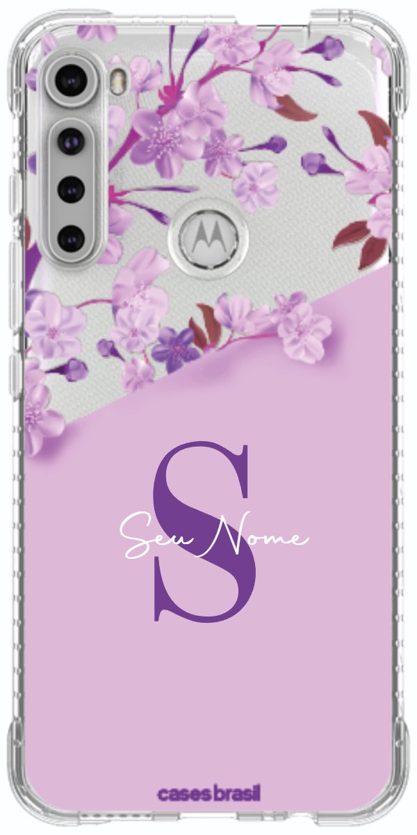 Capinha para Celular Flores Purpuras
