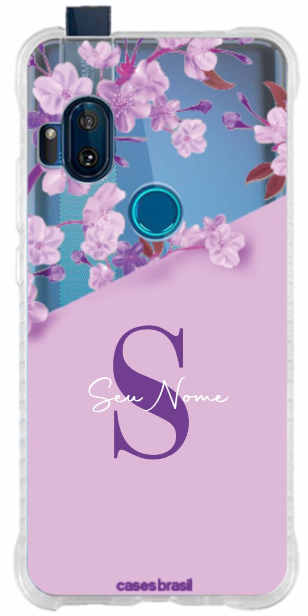 Capinha para Celular Flores Purpuras