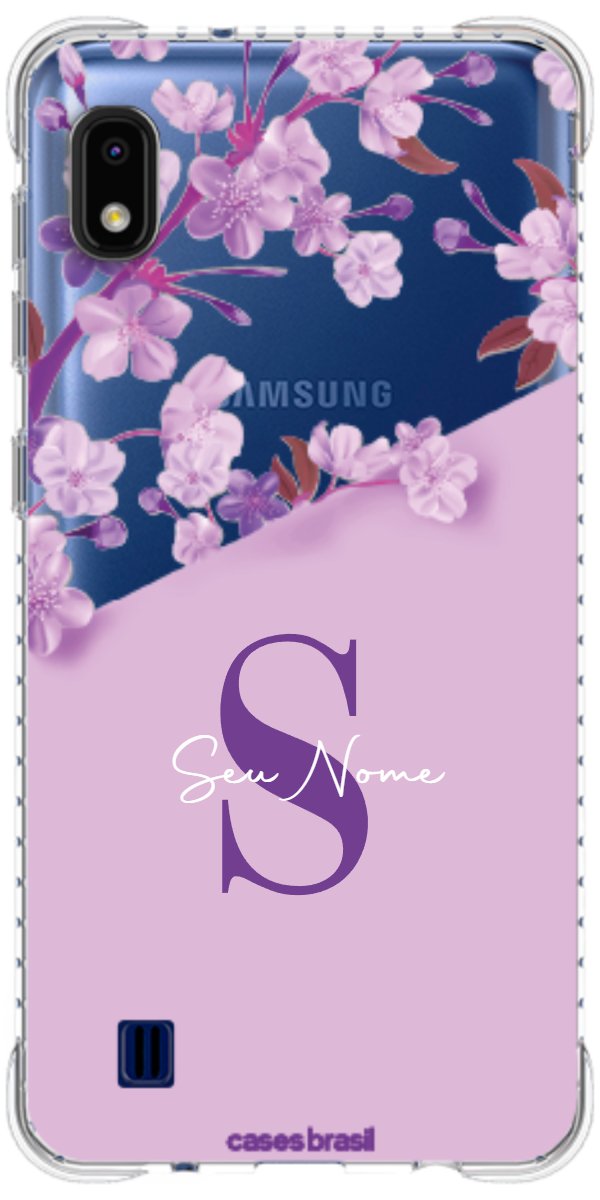 Capinha para Celular Flores Purpuras