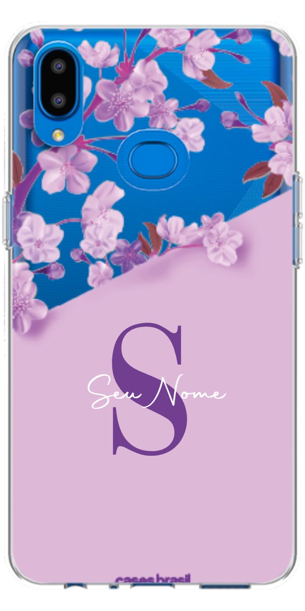 Capinha para Celular Flores Purpuras