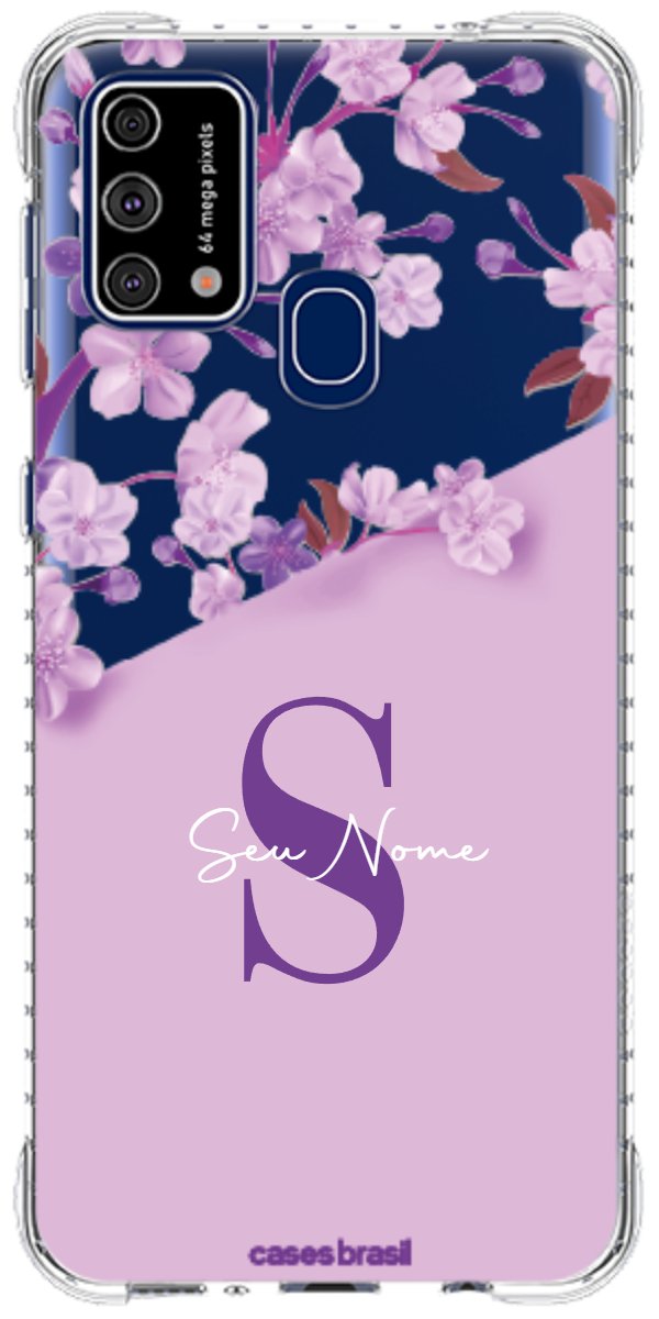 Capinha para Celular Flores Purpuras