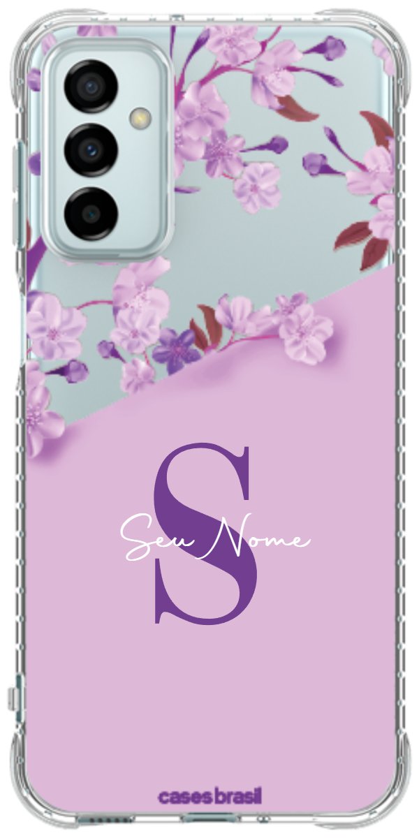Capinha para Celular Flores Purpuras