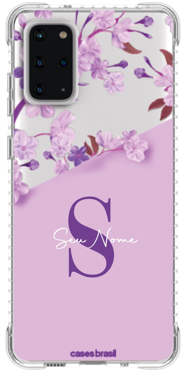 Capinha para Celular Flores Purpuras