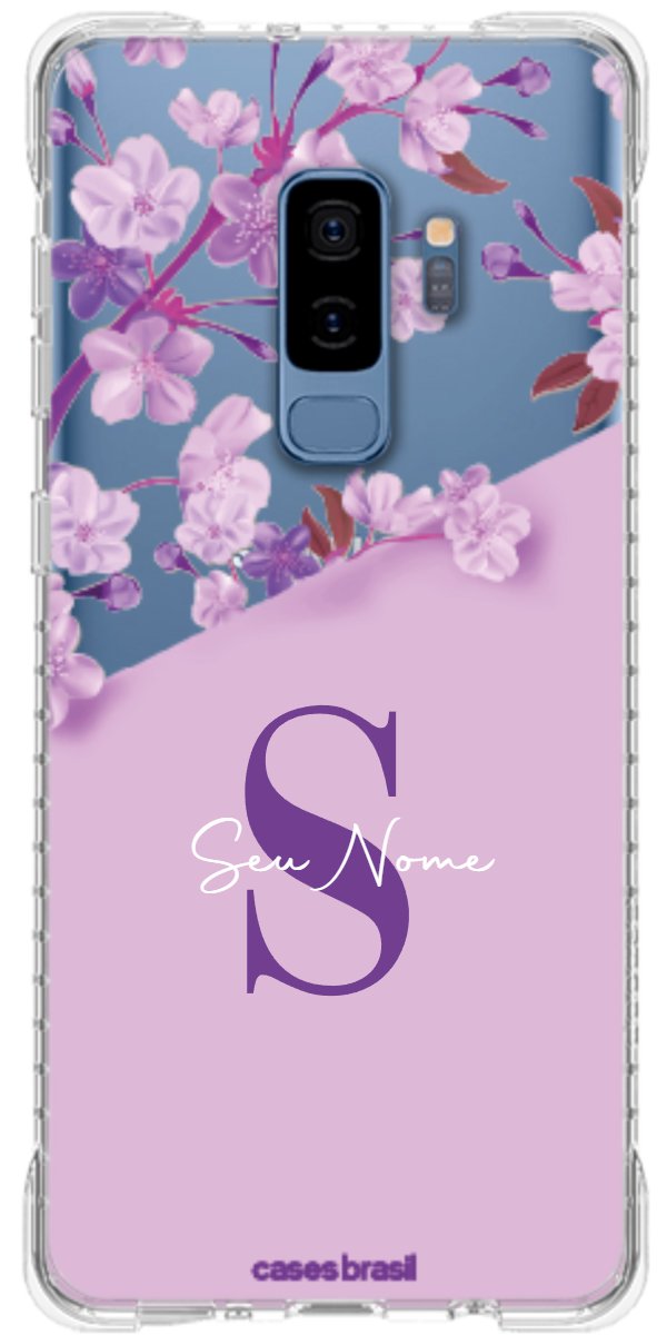 Capinha para Celular Flores Purpuras