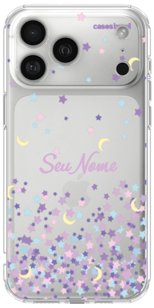 Capinha para Celular Estralas Flutuantes