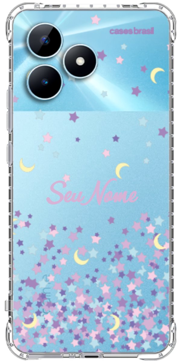 Capinha para Celular Estralas Flutuantes
