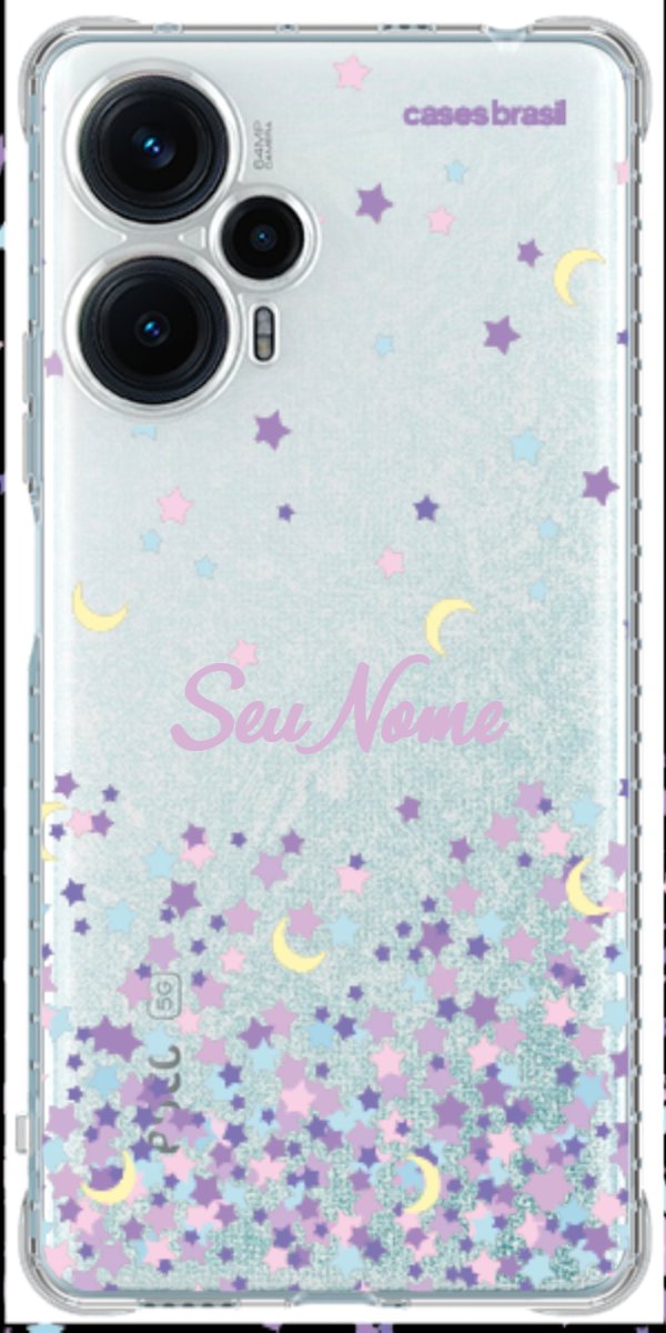 Capinha para Celular Estralas Flutuantes