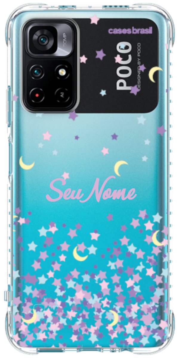 Capinha para Celular Estralas Flutuantes