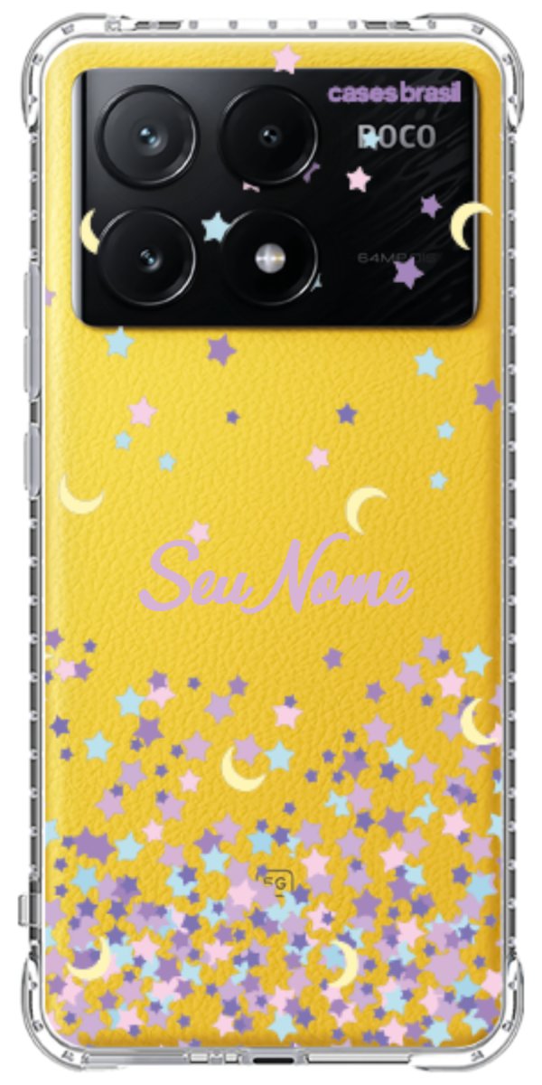 Capinha para Celular Estralas Flutuantes