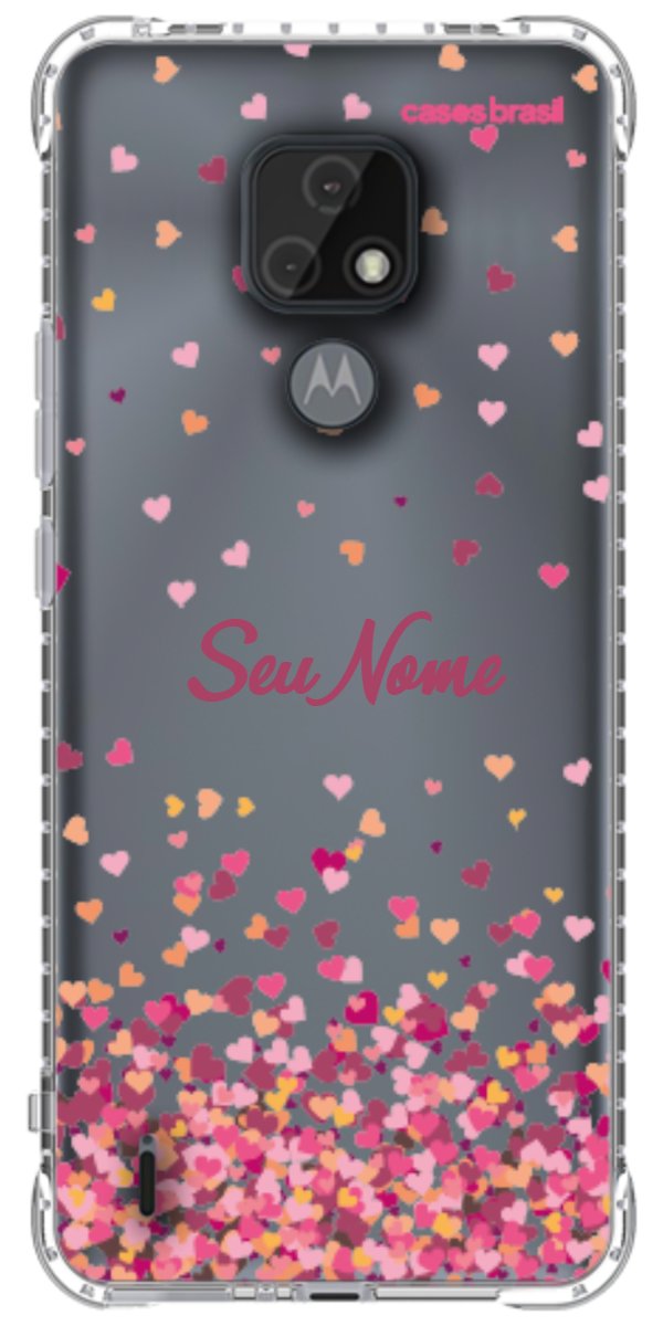 Capinha para Celular Corações Flutuantes