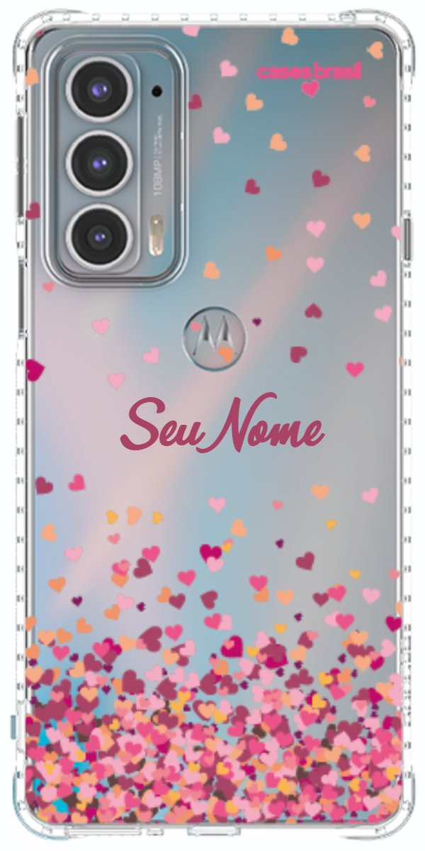 Capinha para Celular Corações Flutuantes