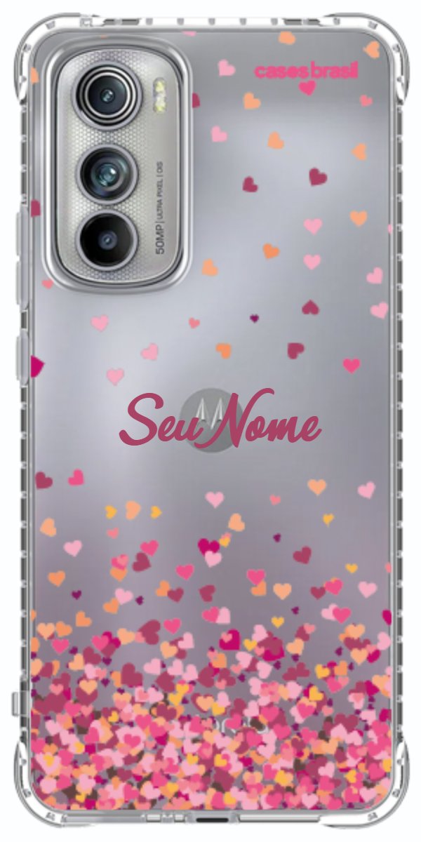 Capinha para Celular Corações Flutuantes