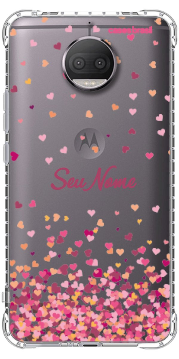 Capinha para Celular Corações Flutuantes