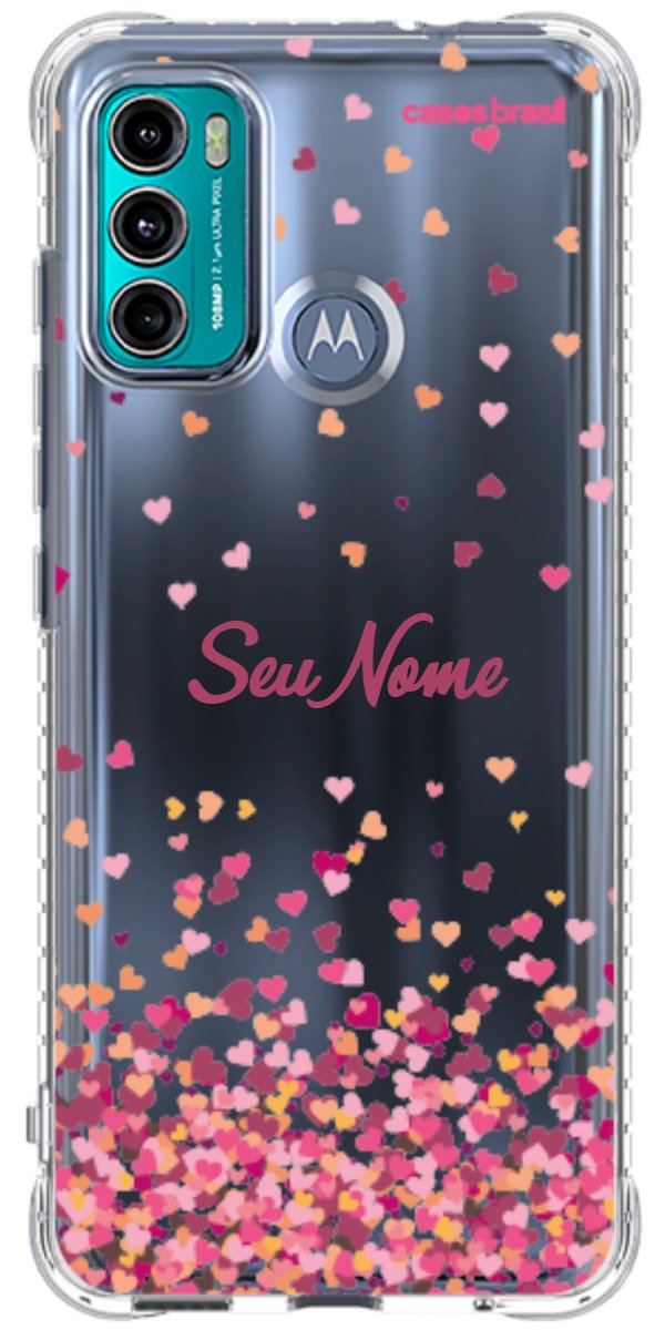 Capinha para Celular Corações Flutuantes