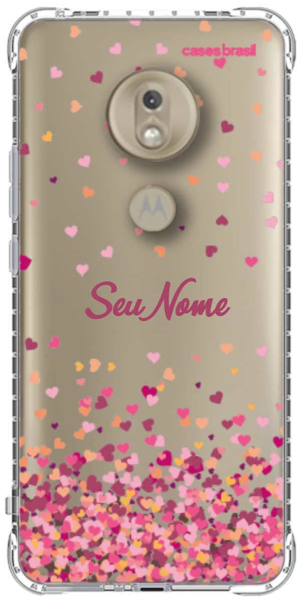 Capinha para Celular Corações Flutuantes