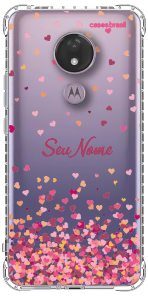 Capinha para Celular Corações Flutuantes