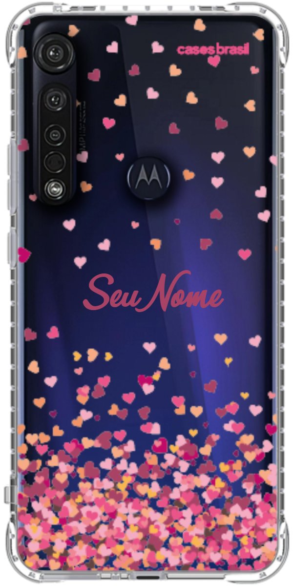 Capinha para Celular Corações Flutuantes
