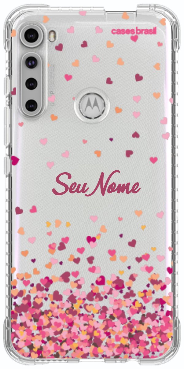 Capinha para Celular Corações Flutuantes