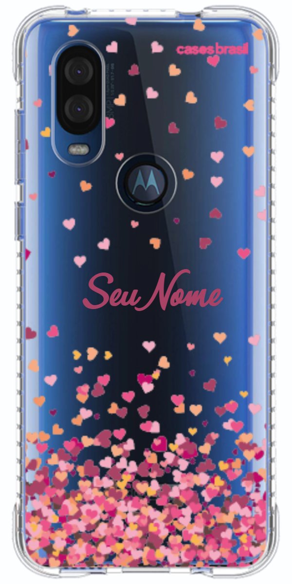 Capinha para Celular Corações Flutuantes