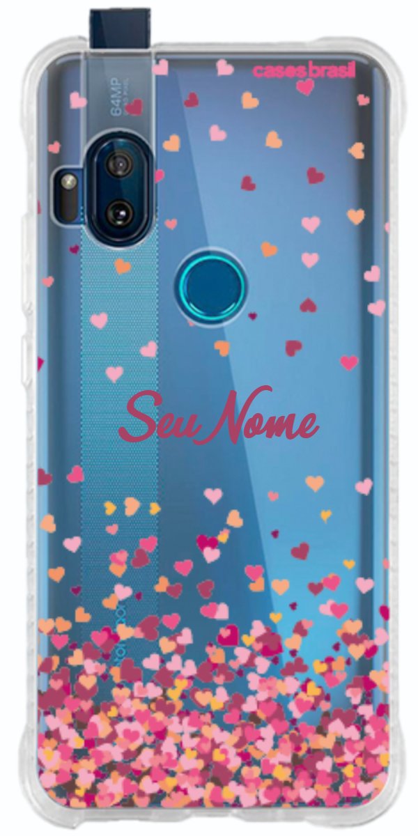 Capinha para Celular Corações Flutuantes