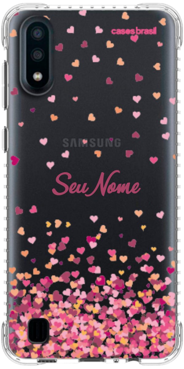 Capinha para Celular Corações Flutuantes
