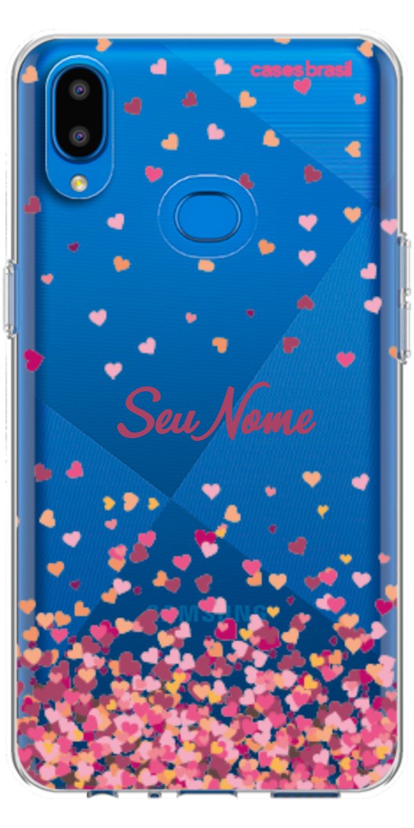 Capinha para Celular Corações Flutuantes