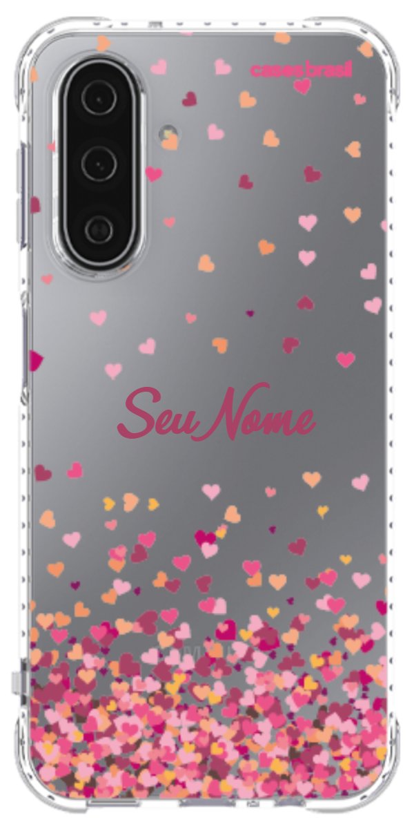 Capinha para Celular Corações Flutuantes