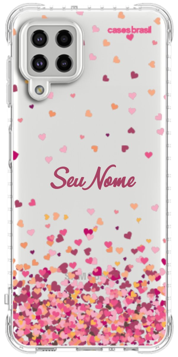 Capinha para Celular Corações Flutuantes