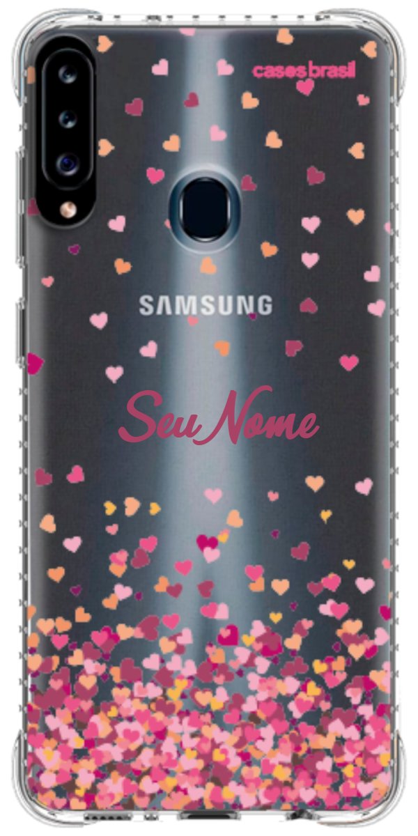 Capinha para Celular Corações Flutuantes