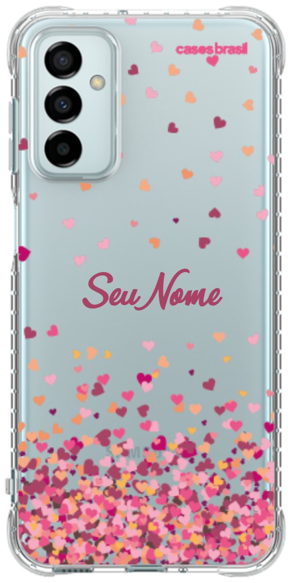 Capinha para Celular Corações Flutuantes