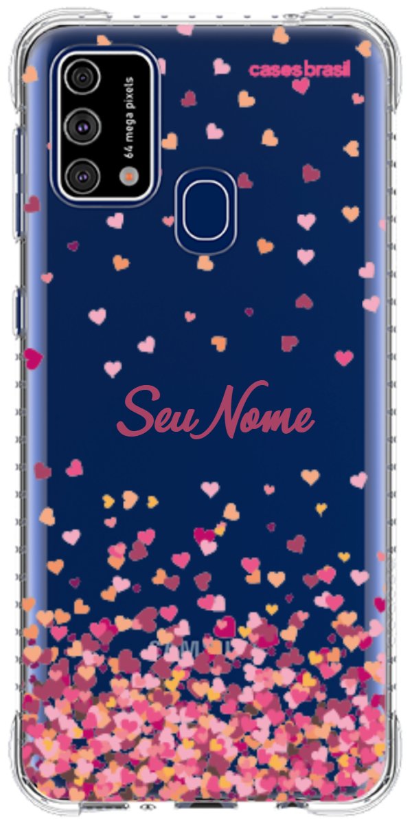 Capinha para Celular Corações Flutuantes