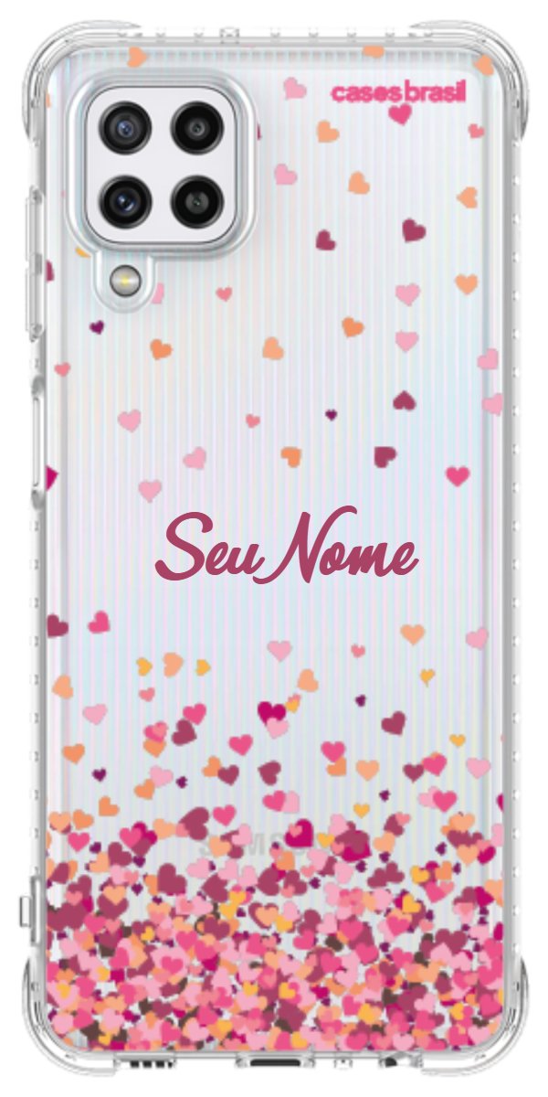 Capinha para Celular Corações Flutuantes