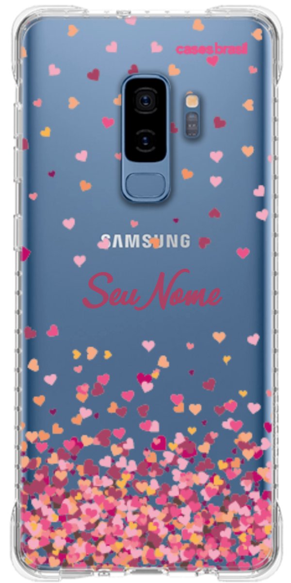 Capinha para Celular Corações Flutuantes