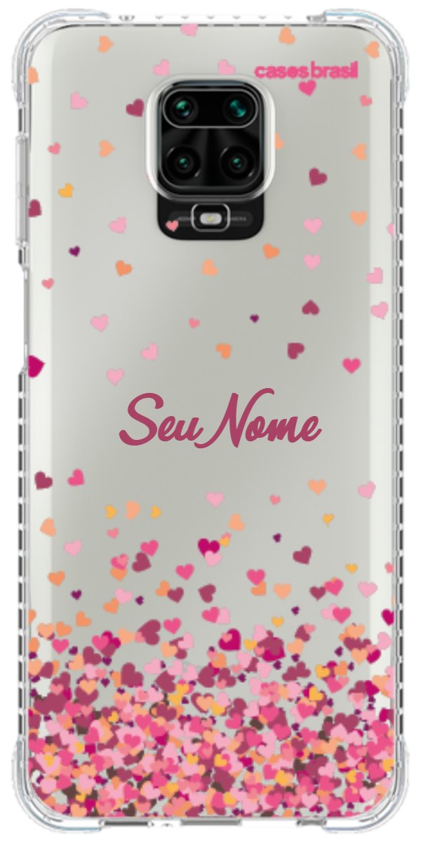 Capinha para Celular Corações Flutuantes