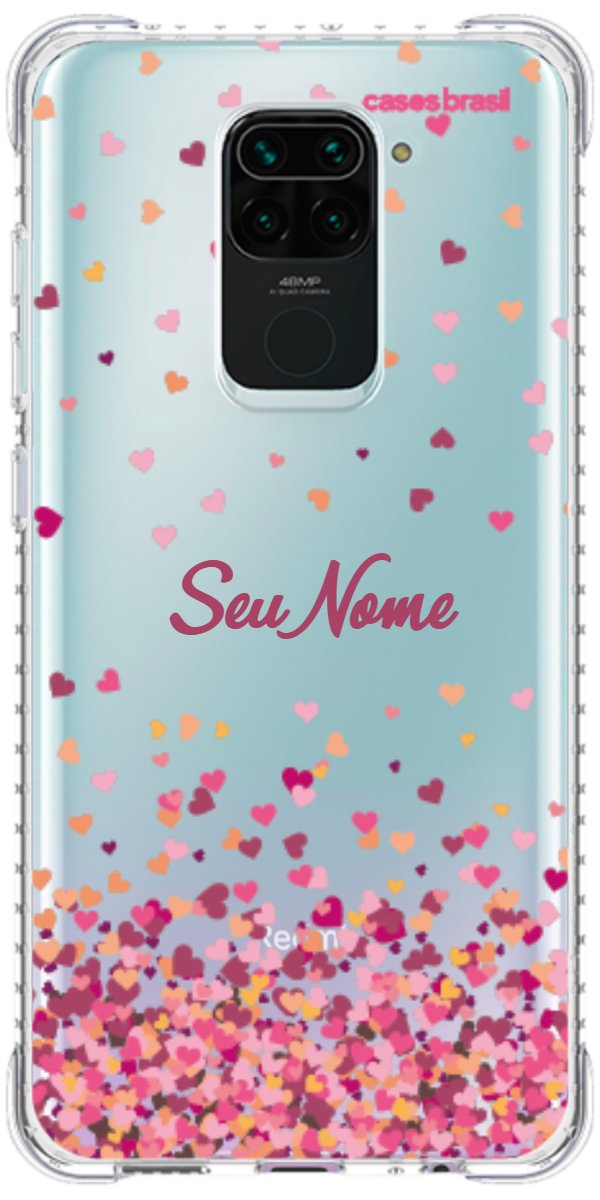 Capinha para Celular Corações Flutuantes