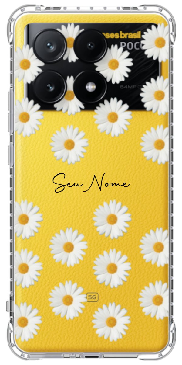 Capinha para Celular Margaridas