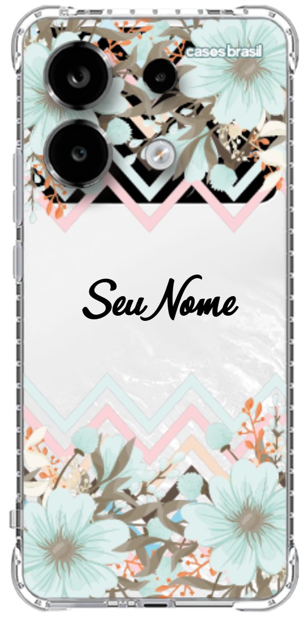 Capinha para Celular Flores de Verão