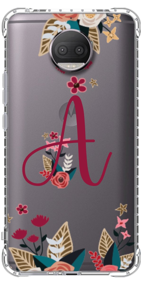 Capinha para Celular Flores com a Inicial