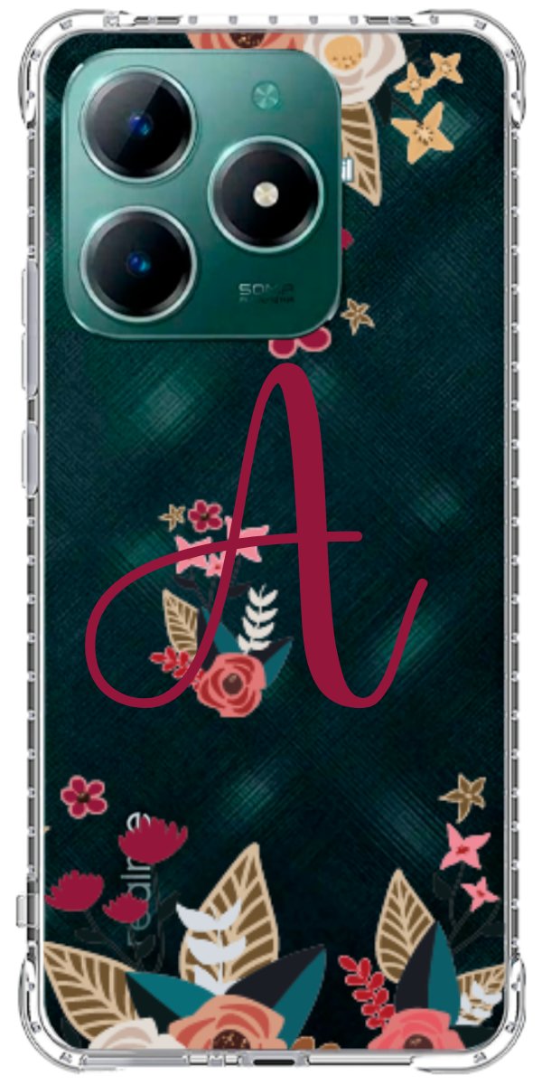 Capinha para Celular Flores com a Inicial