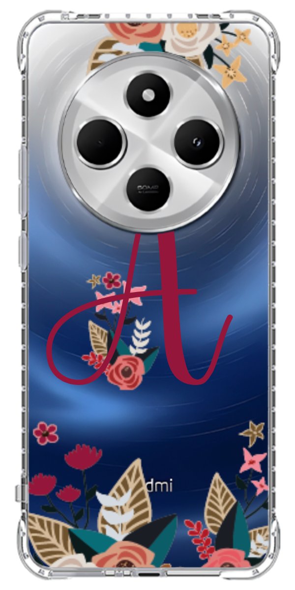 Capinha para Celular Flores com a Inicial