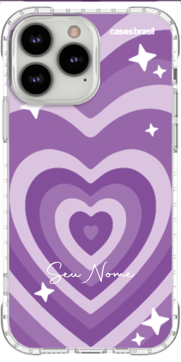 Capinha para Celular Amor Roxinho
