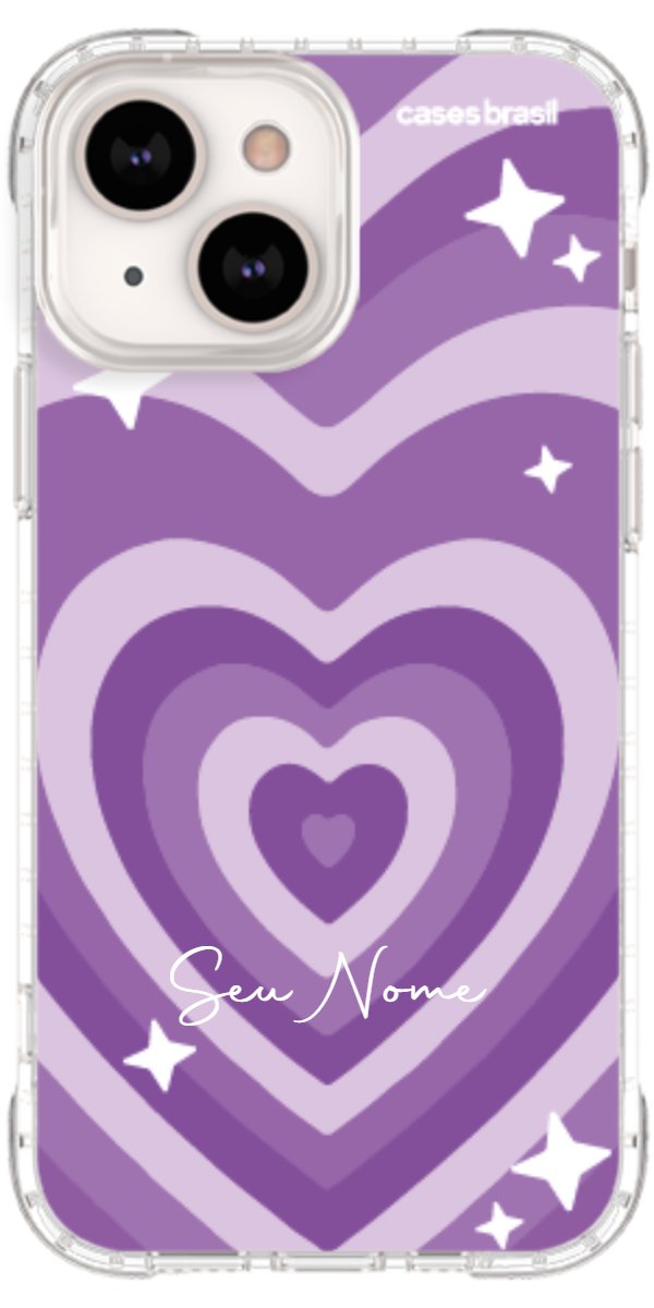 Capinha para Celular Amor Roxinho